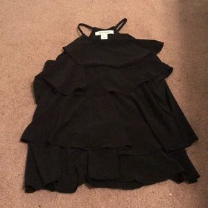 NWOT High neck layered ruffle tank